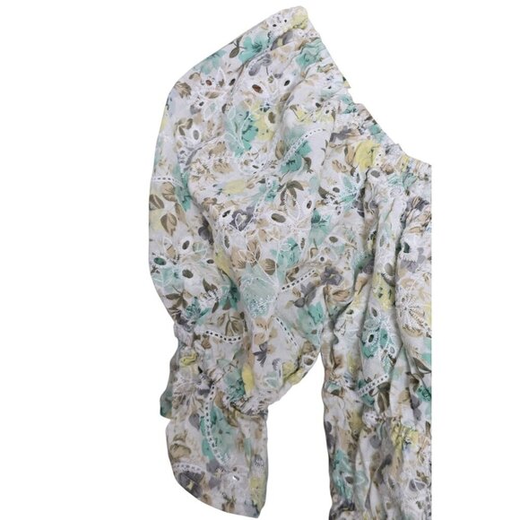 Women's - MINKPINK Irwin Eyelet Floral Top, Size Small - Picture 4 of 7